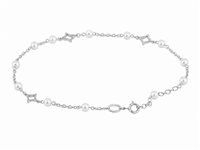 Pulsera Idee Preziose dal 1987 Mujer in Oro blanco Perla IP.BK18B/14P